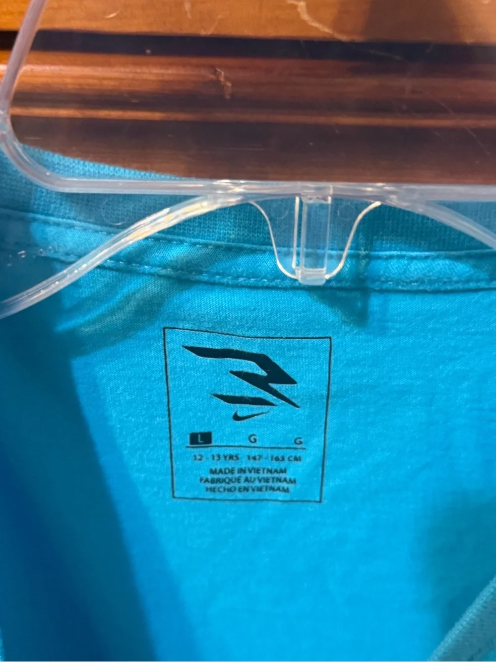 Nike Let’s Go Graphic Tee - Blue Kids Shirt